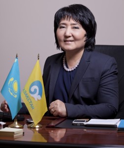 Image of Nurzhan Mukhamedzhanova, chairman of Kazakhstan Republican Television and Radio