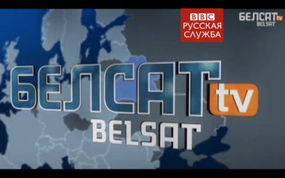 BBC news features on Belsat TV at prime-time