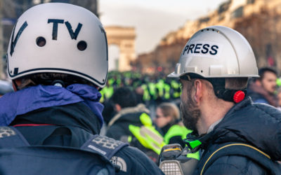 French journalists between a rock and a hard place