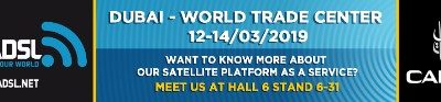 AIB Member SatADSL at CABSAT 2019, Your Platform as a Service