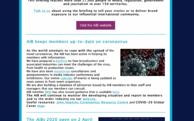 March 2020 AIB global industry briefing published