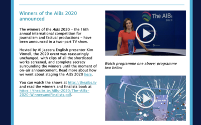 AIB publishes industry briefing to 27,000+ readers worldwide