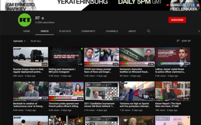 Russian regulator protests to Google on RT YouTube restrictions