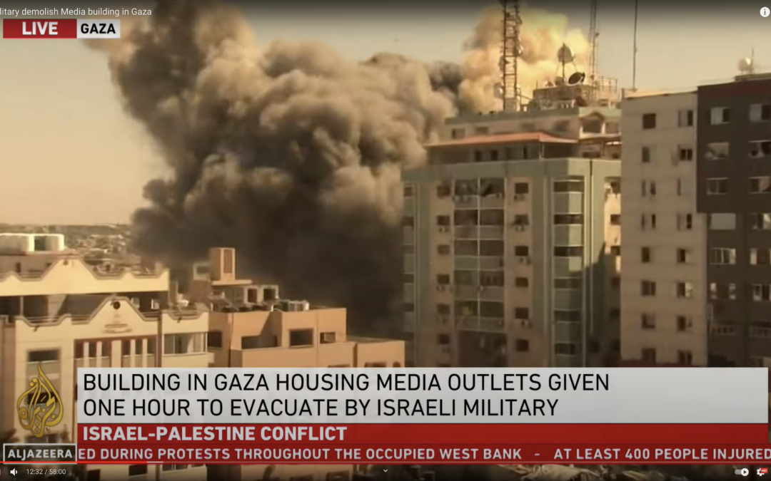AIB condemns attacks on building housing media outlets in Gaza