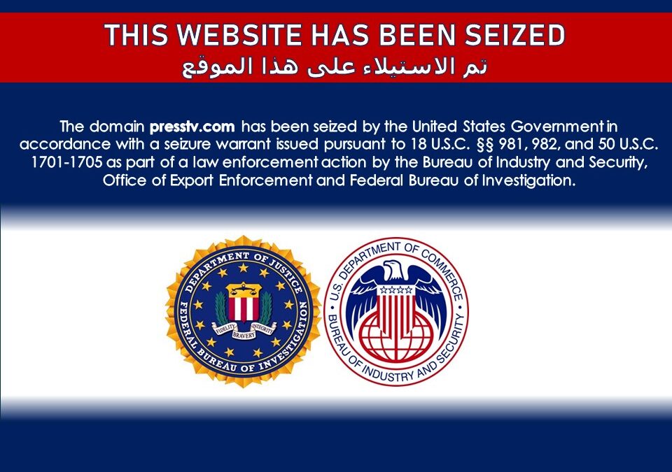 US seizes Iranian, Middle Eastern broadcaster websites