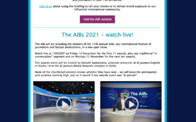 Latest global media industry briefing published by the AIB