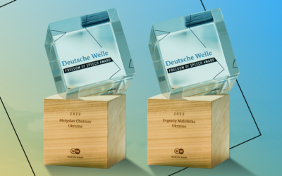 DW Freedom of Speech Award 2022 goes to Ukrainian journalists Mstyslav Chernov and Evgeniy Maloletka