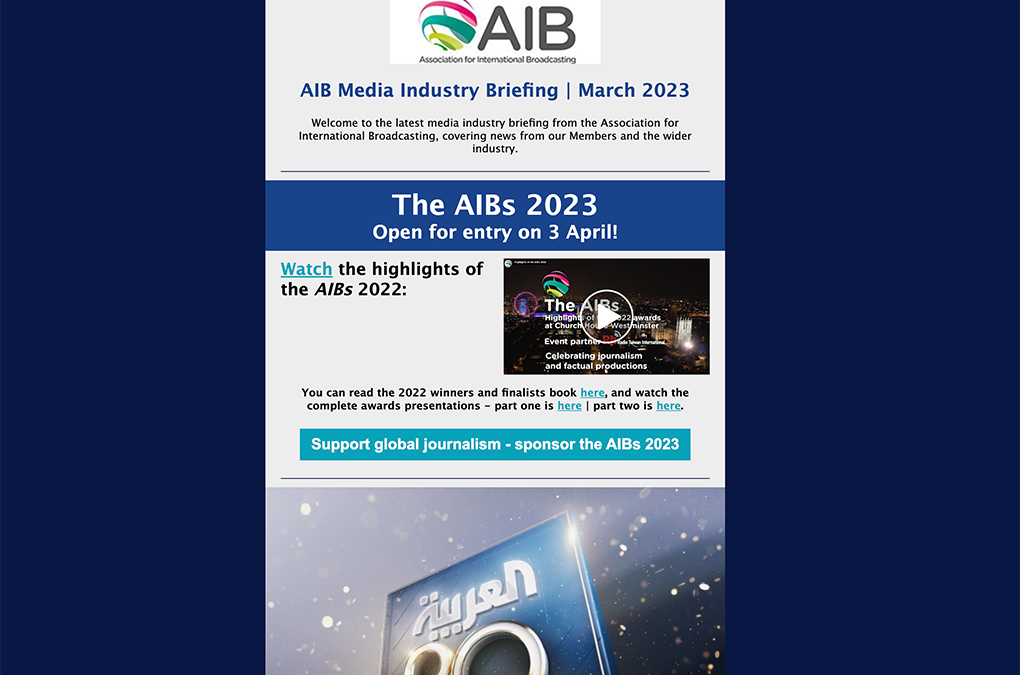 March 2023 global news briefing published by the AIB Secretariat