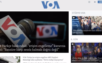 VOA Website Banned in Turkey