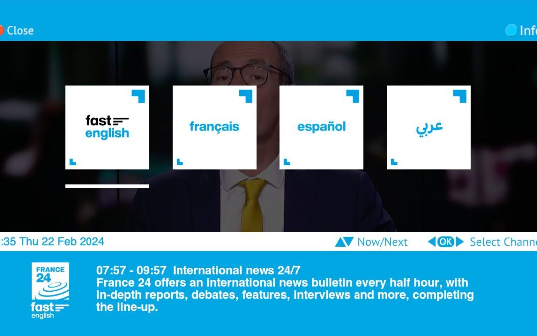 France 24 launches on Freeview UK