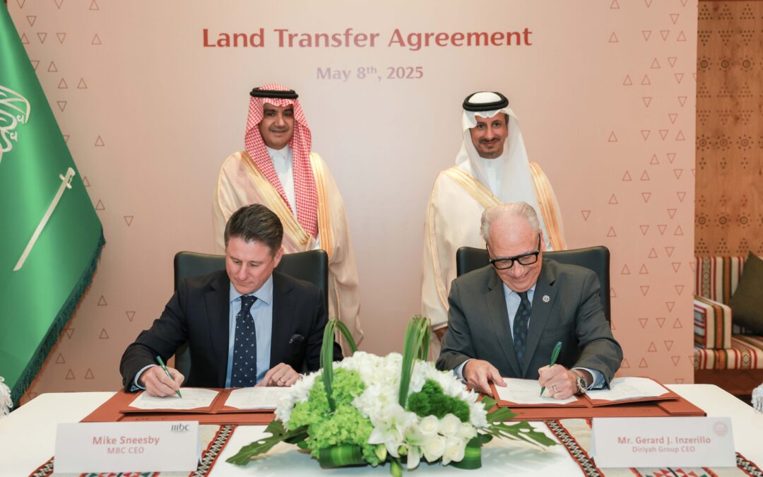 MBC GROUP and Diriyah Company sign land transfer agreement for new MBC headquarters in Diriyah