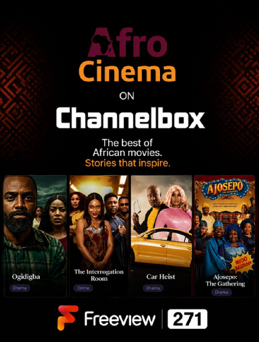 AfroCinema Launches on Freeview UK via Channelbox
