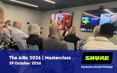 AIB-Shure Masterclass to bring together journalists and factual programme makers in London